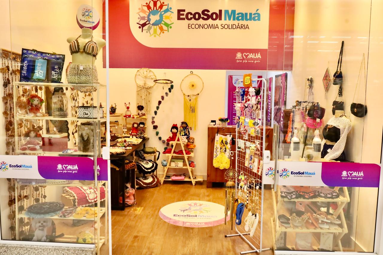 Loja da EcoSol no Mauá Plaza Shopping - Foto: Divulgação - PMM